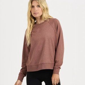 Vuori Crew Sweatshirt Terracotta Heather XS